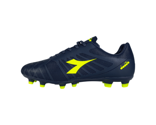 Diadora Junior Navy/Green FG - 2UK - Image 3
