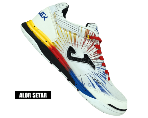 Joma Top Flex Rebound 2476 White Red - 7UK