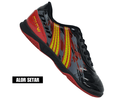 Pan Impulse VI Elvaloy Glossy Black/Red - 6UK