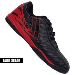Pan Wave II Soccer Gate Futsal Black/Red - 6UK