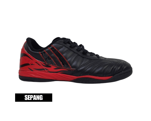 Pan Wave II Soccer Gate Futsal Black/Red - 7UK
