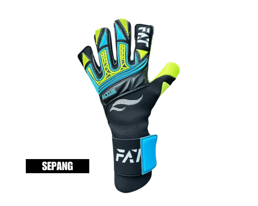 Fat Altus Hybrid Black/Blue/Lime Glove - Size 9
