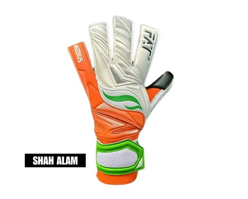 Fat Medius P Cut Orange/Green/Black Glove