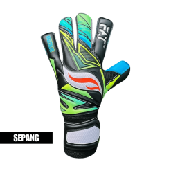 Fat Medius VG4 Cut Black/Green/Bule Glove - Size 10