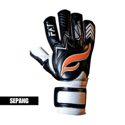 Fat Neo Pro Flat Cut Black/Orange Glove - Size 6