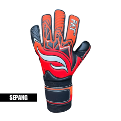 Fat Neo Pro Flat Cut Orange/Black Glove - Size 5