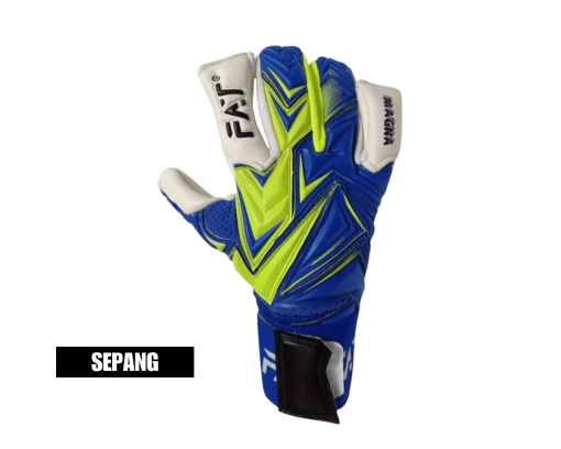 Fat Venom Magna Special NC Cut 2021 White/Blue/Volt Glove - Size 7