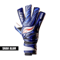 Fat Venom Medius T Cut Finger Purple/White Glove - Size 8