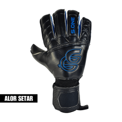 Goo S.One Series Black/Blue Glove - Size 8