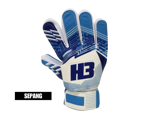 H3 Inizio White/Light Blue Glove
