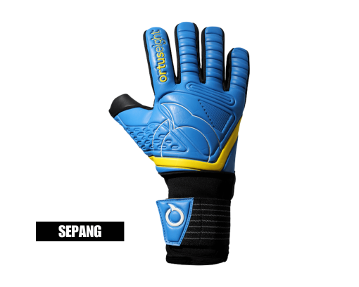 Ortuseight Aegis GK Glove Royal Blue/Yellow - Size 10