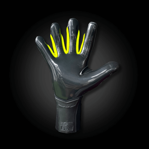 SJS Impulse Black/Neon Yellow Glove - Size 10 - Image 2