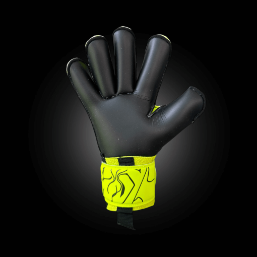 SJS Prime Neon Yellow/Black Glove - Image 2