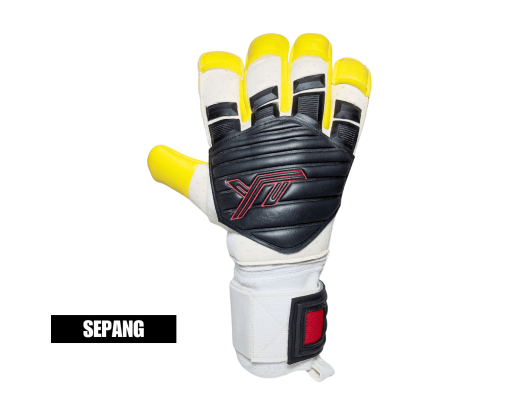 TYAI Majestic White/Black/Yellow Glove - Size 9