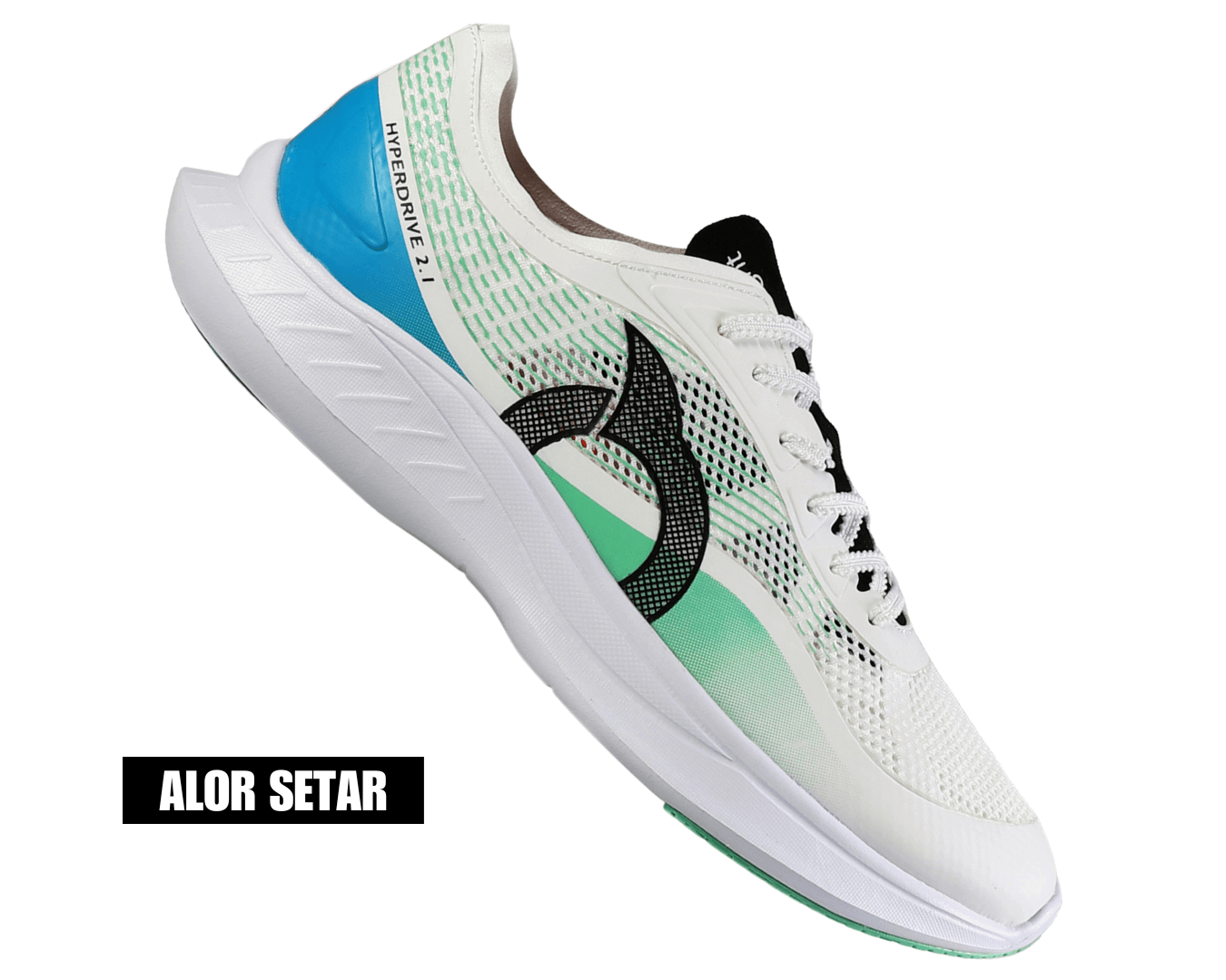 Ortuseight Hyperdrive 2.1 White/Aqua/Cyan - 9.5UK