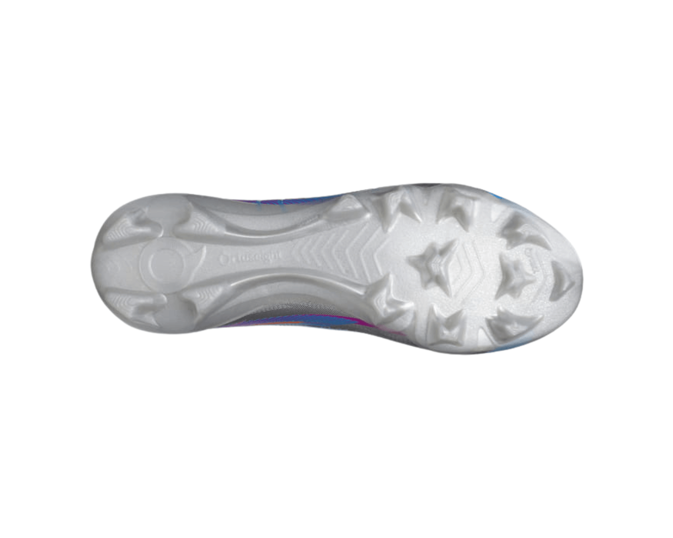 Ortuseight Catalyst Legion V6 FG Jr. Silver/Cyan/Magenta - Image 2