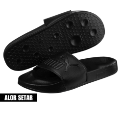 Puma Leadcat Slide Sandals Black - 10UK