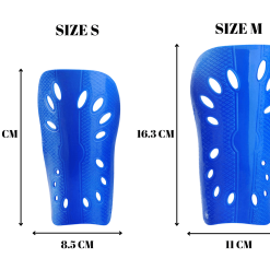 Alternative view of Shin Guards Blue - Size S