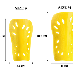Alternative view of Shin Guards Yellow - Size S