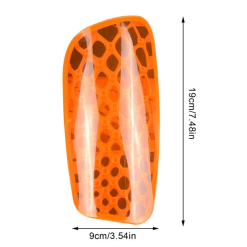 Alternative view of Shock Absorbing Shin Guards Orange - Size L