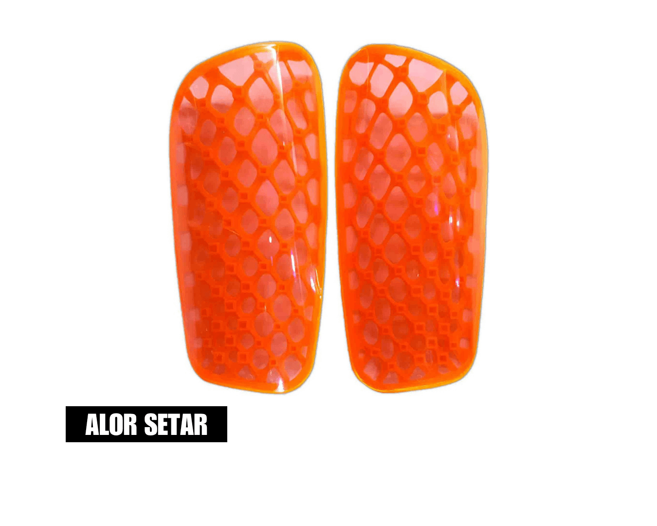 Shock Absorbing Shin Guards Orange - Size L
