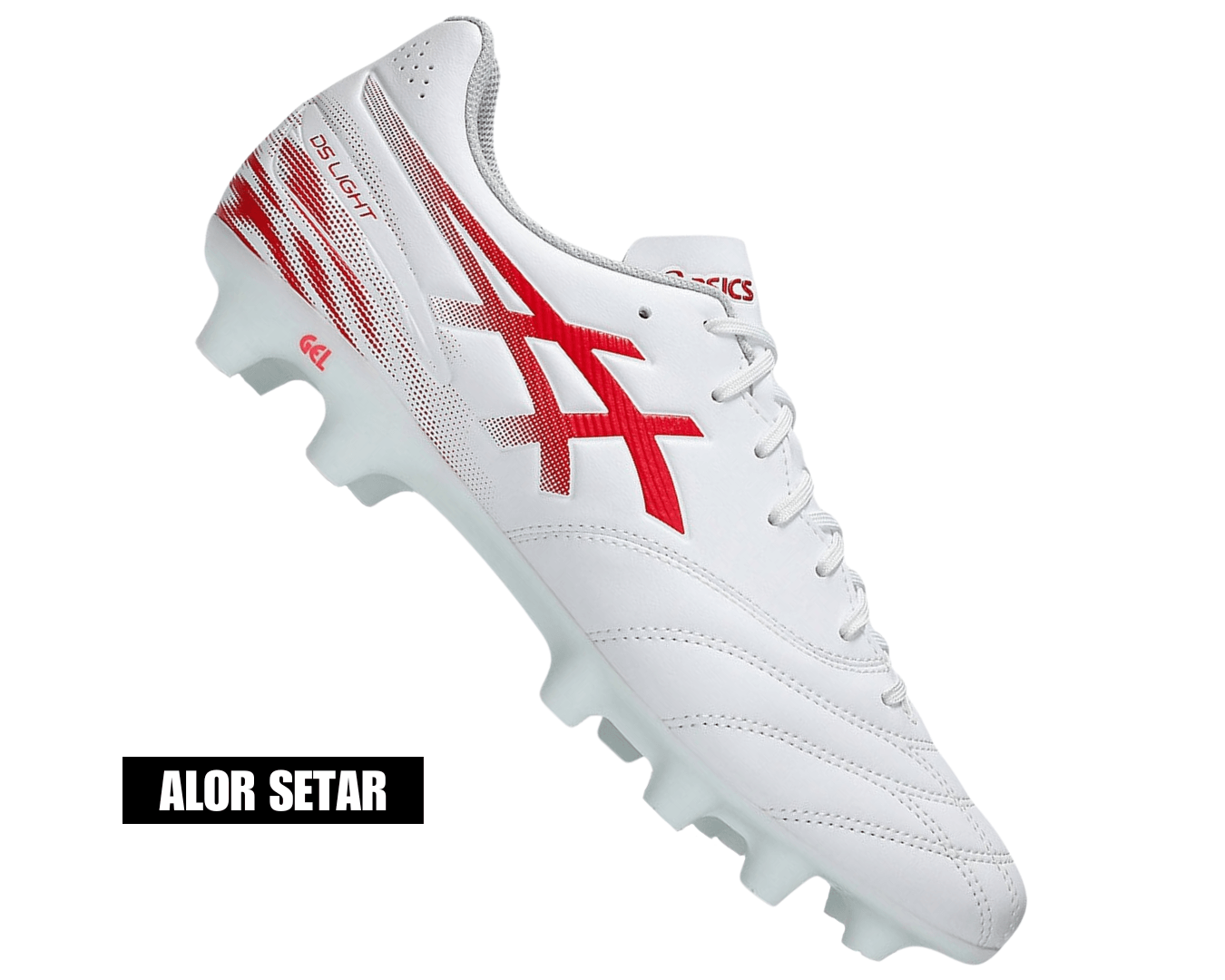 Asics DS Light Club Wide(2E) White/Flash Red