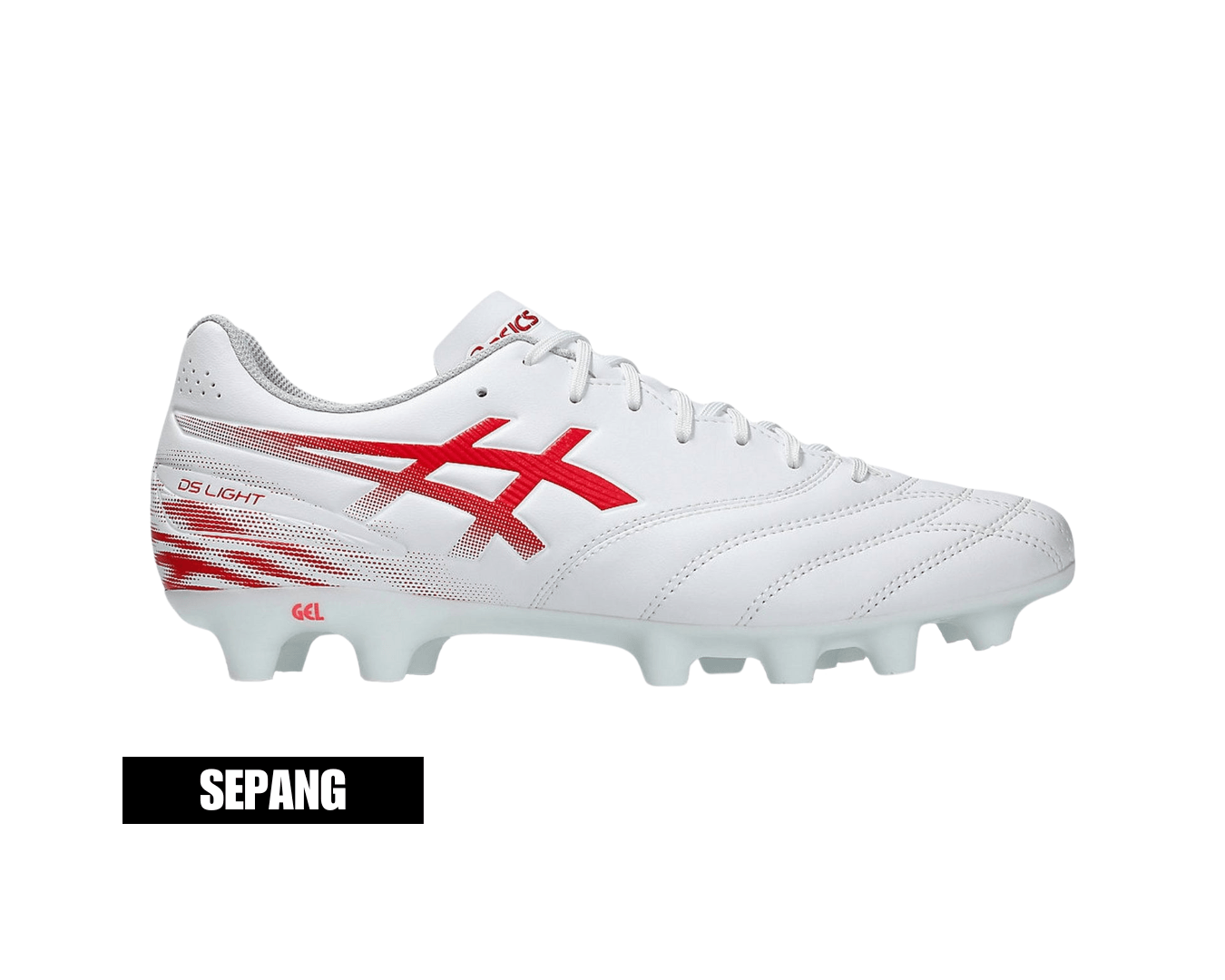 Asics DS Light Club Wide(2E) White/Flash Red