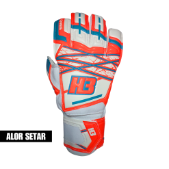 H3 Ares White/Turquoise/Neon Orange Glove - Size 10