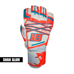 H3 Ares White/Turquoise/Neon Orange Glove - Size 10