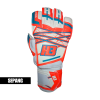 H3 Ares White/Turquoise/Neon Orange Glove - Size 10